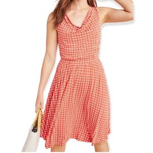 Maeve by Anthropologie Brianne Cowl Neck Daisy Print Dress Petite Size XL